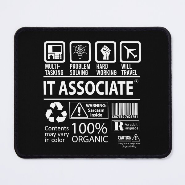 Item preview, It Associate T Shirt - MultiTasking Certified Job Gift Item Tee designed and sold by andahanson.