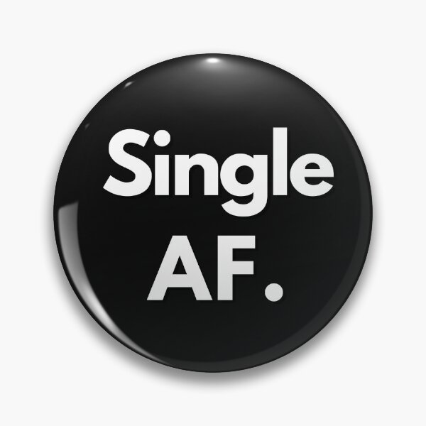 Artikelvorschau, Single AF White Text Sarkastischer Valentinstag-Entwurf für einzelne Person entworfen und verkauft von LGbubble.