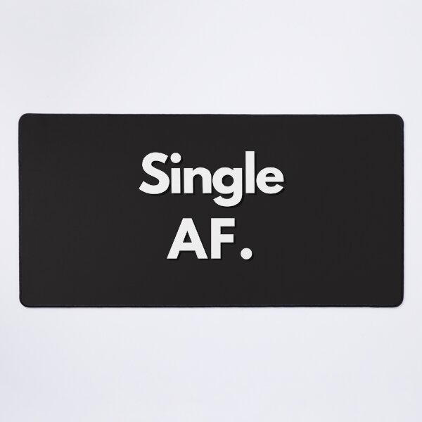 Item preview, Single AF White Text Sarcastic Valentine's Day Design For Single Person designed and sold by LGbubble.