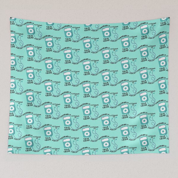 Item preview, probably listening to true crime podcasts    designed and sold by WilliamLam2.