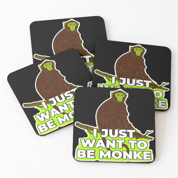 Item preview, I just want to be monke designed and sold by LewisRichie.