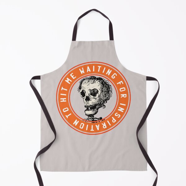 Item preview, Me waiting for inspiration to hit me - skull meme designed and sold by knappidesign.
