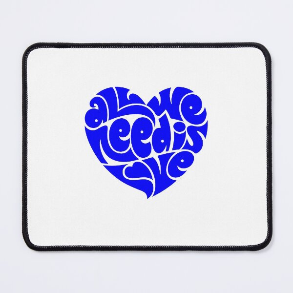 Item preview, all we need is love, motivational statement quote designed and sold by TrueType.