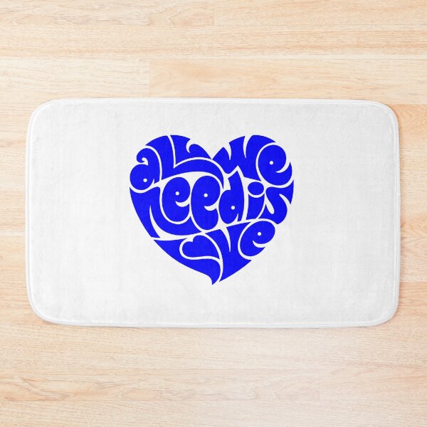 Item preview, all we need is love, motivational statement quote designed and sold by TrueType.