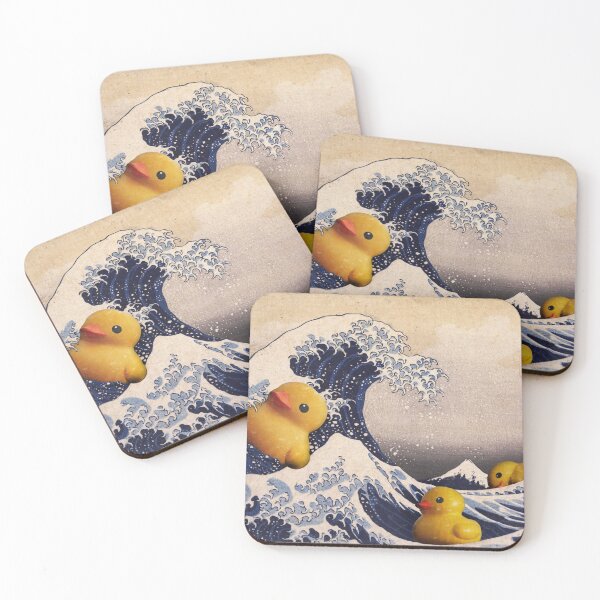 Item preview, Rubber Duck on the Great wave designed and sold by Costly Mistake.