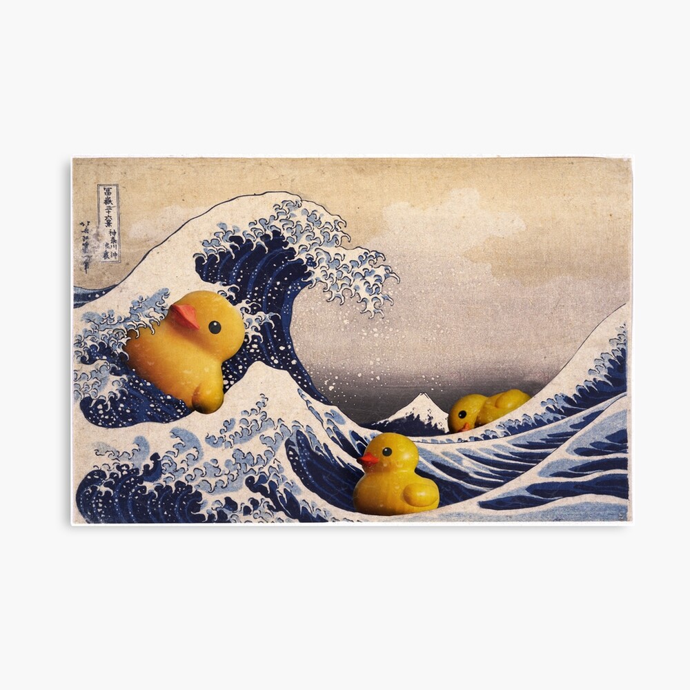 ☆うずまき【プロフご覧ください】☆RUBBER DUCK Rubber Duck on the Great wave