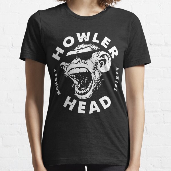 Item preview, Howler Head Monkey Kentucky Bourbon Whiskey Vintage Logo Tee Classic designed and sold by lovelessjwger.