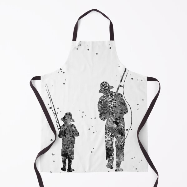 Item preview, Father with sons fishing designed and sold by Rosaliartbook.