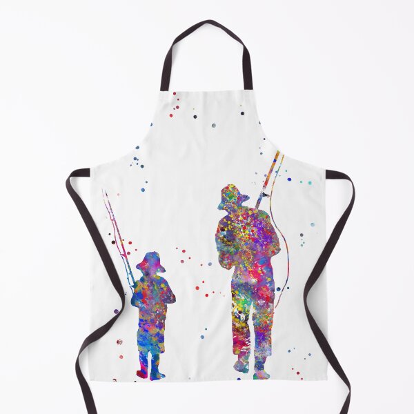 Item preview, Father with sons fishing designed and sold by Rosaliartbook.