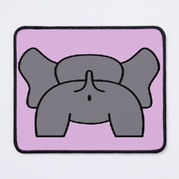 Item preview, Gay Elephant Winking Booty designed and sold by taiche.