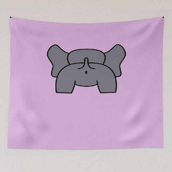 Item preview, Gay Elephant Winking Booty designed and sold by taiche.