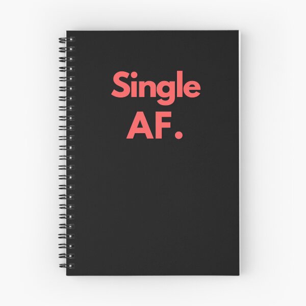 Item preview, Single AF Coral Red Text Sarcastic Valentine's Day Design For Single Person designed and sold by LGbubble.