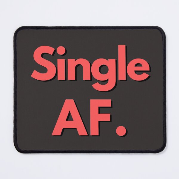 Artikelvorschau, Single AF Korallenroter Text Sarkastisches Valentinstag-Design für Singles entworfen und verkauft von LGbubble.