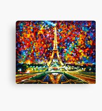 paris of my dreams - Leonid Afremov Canvas Print