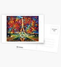 paris of my dreams - Leonid Afremov Postcards