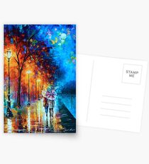 Love by The Lake - Leonid Afremov Postcards