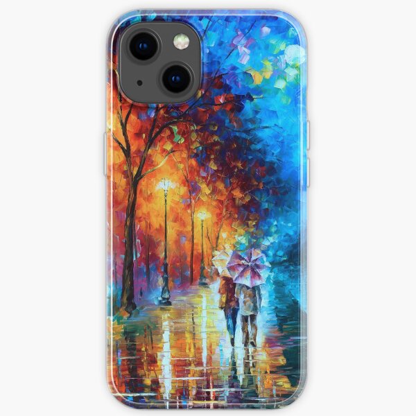 Love by The Lake - Leonid Afremov iPhone Soft Case