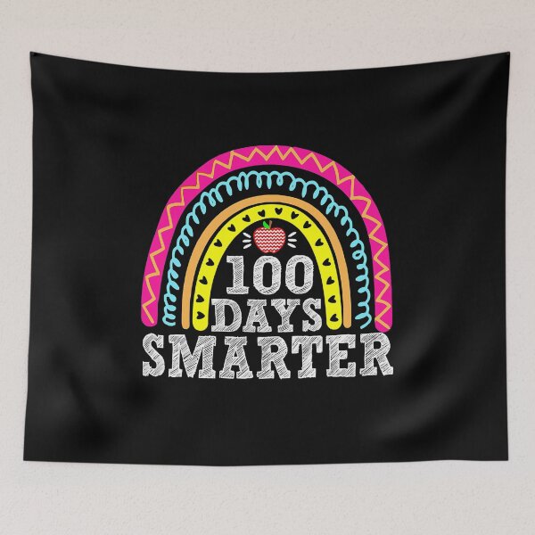 Item preview, 100 Days Smarter Happy 100th Day Of School Rainbow designed and sold by NevaehRey.