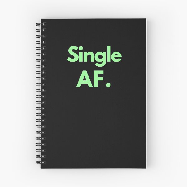 Item preview, Single AF Mint Text Sarcastic Valentine's Day Design For Single Person designed and sold by LGbubble.