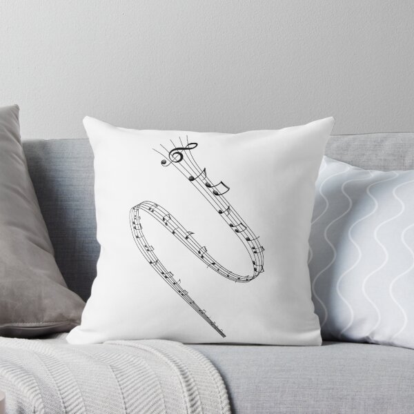 Item preview, Treble Clef Musical Notes Flowing Music Stave designed and sold by stuartsemporium.
