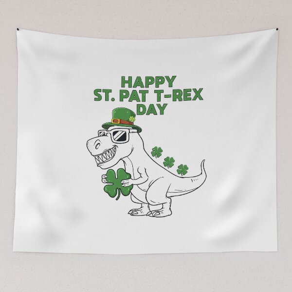 Item preview, Happy St Pat Trex Day Funny Patricks Day designed and sold by franktimothy.