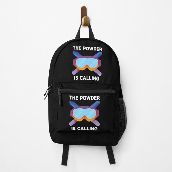 Item preview, The Powder Is Calling Ski Skiing Skier designed and sold by ZiesMerch.