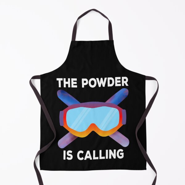 Item preview, The Powder Is Calling Ski Skiing Skier designed and sold by ZiesMerch.