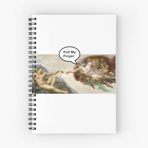 Item preview, pull my finger - funny Creation of adam  designed and sold by Platform11west.