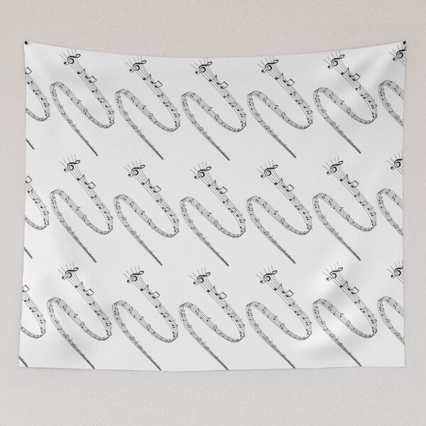 Item preview, Treble Clef Musical Notes Flowing Music Stave designed and sold by stuartsemporium.