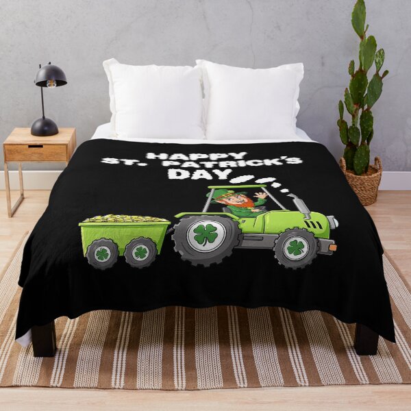 Item preview, Happy St Patricks Day Leprechaun Tractor Lucky Toddler designed and sold by franktimothy.