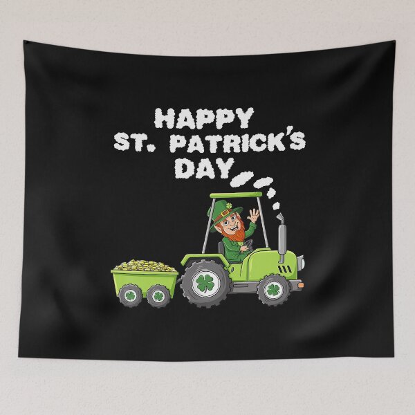 Item preview, Happy St Patricks Day Leprechaun Tractor Lucky Toddler designed and sold by franktimothy.
