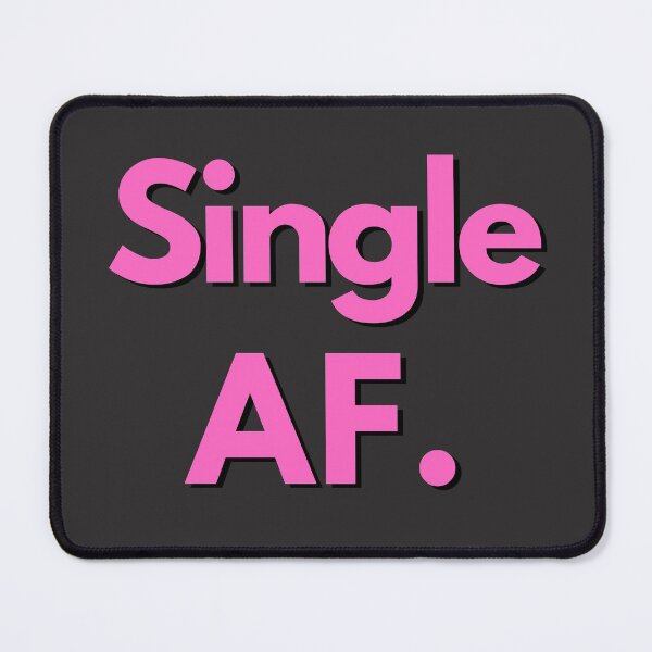 Item preview, Single AF Pink Text Sarcastic Valentine's Day Design For Single Person designed and sold by LGbubble.