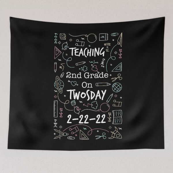 Item preview, Funny Teaching on 2nd Grade On Twosday 2-22-22 Cool Teaching T-Shirt designed and sold by Linery Brand.