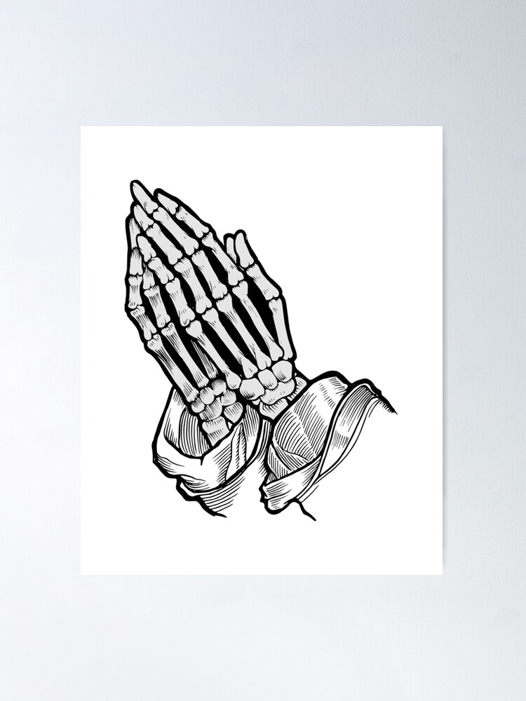 TATTOO FLASH POSTER【 Praying Hands 】 - メルカリ