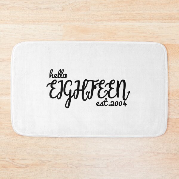 Item preview, Hello Eighteen - 18th Birthday Gift Design  designed and sold by asprse.