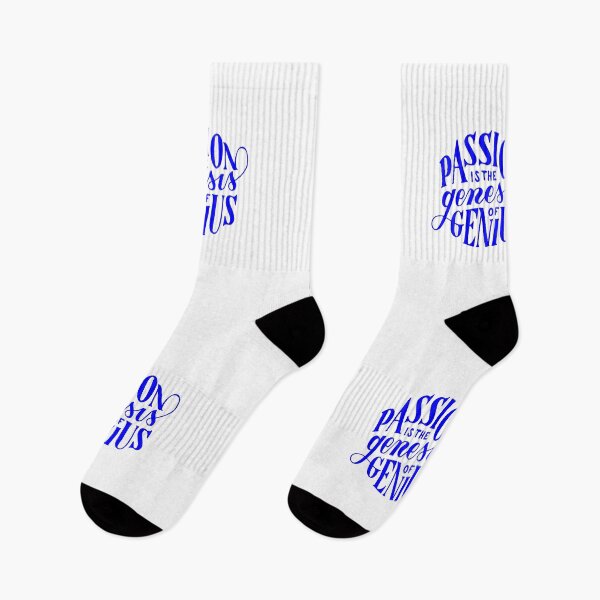 Item preview, passion is the genesis of genius, motivational statement quote designed and sold by TrueType.