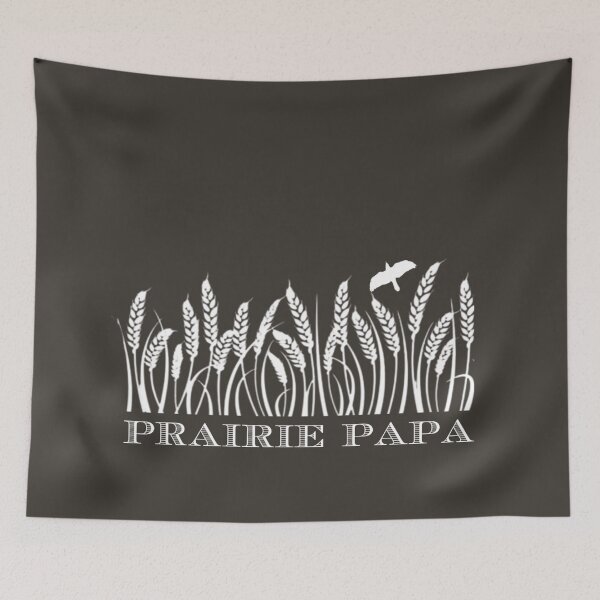Item preview, Prairie Papa Wheat Field Bird Watchers Design designed and sold by artenvironments.