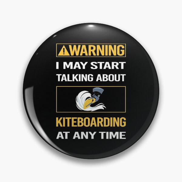 Item preview, Funny Warning Kiteboarding Kiteboard Kiteboarder designed and sold by ArydeaNoriega.