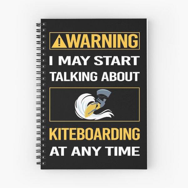 Item preview, Funny Warning Kiteboarding Kiteboard Kiteboarder designed and sold by ArydeaNoriega.