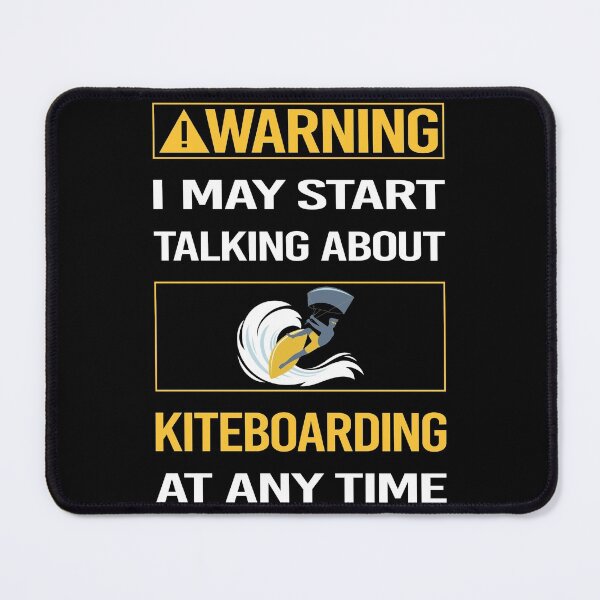 Item preview, Funny Warning Kiteboarding Kiteboard Kiteboarder designed and sold by ArydeaNoriega.