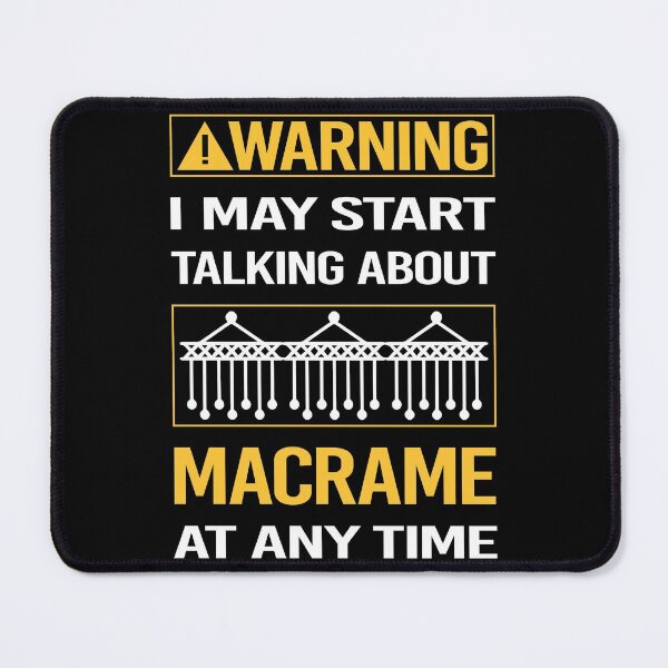 Item preview, Funny Warning Macrame designed and sold by ArydeaNoriega.