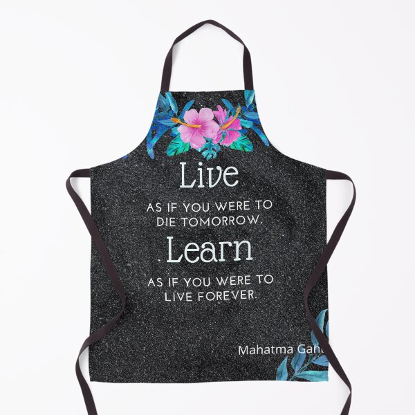 Item preview, Live as if you were to die tomorrow — Mahatma Gandhi designed and sold by ZvekiVintage.