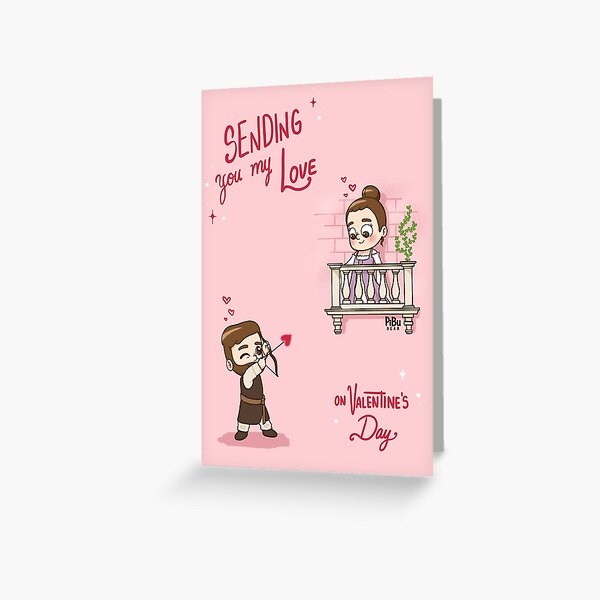 Item preview, Valentine's day card - Pibubear designed and sold by Pibubear.
