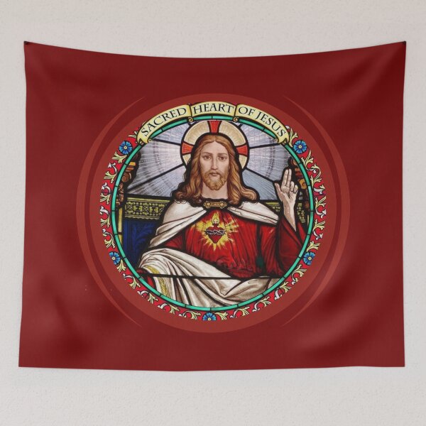 Item preview, Sacred Heart of Jesus, Jesus Heart, Jesus Christ designed and sold by AMDG Line.