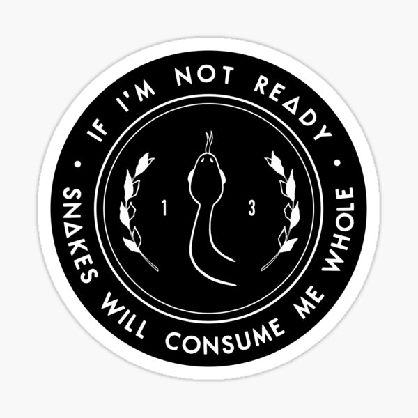 Snakes - Bastille Sticker