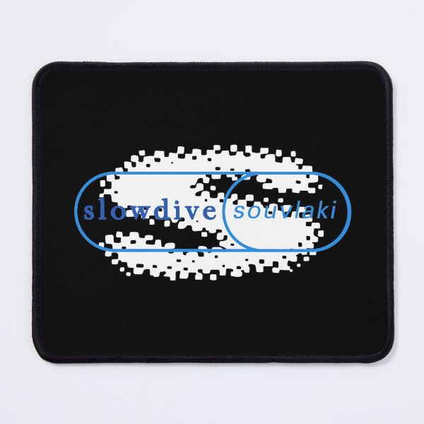 Item preview, slowdive souvlaki 90s logo in blue designed and sold by Platform11west.