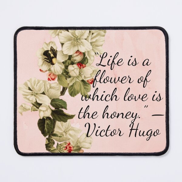 Item preview, “Life is a flower of which love is the honey.” — Victor Hugo designed and sold by ZvekiVintage.