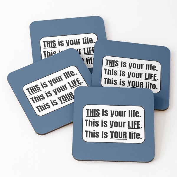 Item preview, THIS is your life. This is your LIFE. This is YOUR life.  designed and sold by PrintCutScore.