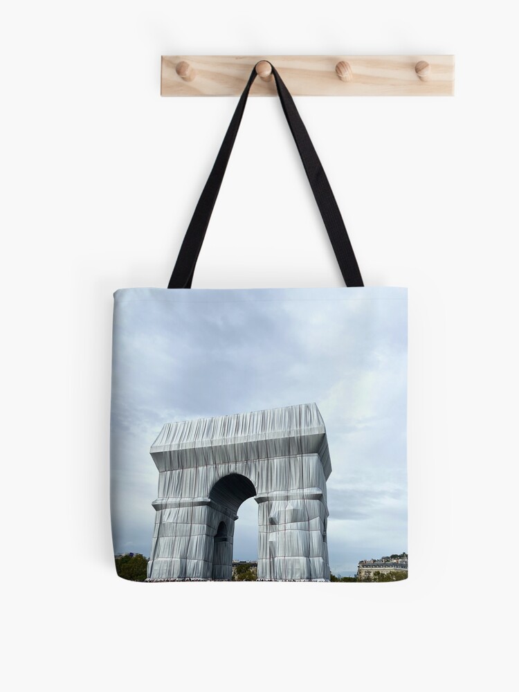 The Arc De Triomphe And Champs Elysees Tote Bag