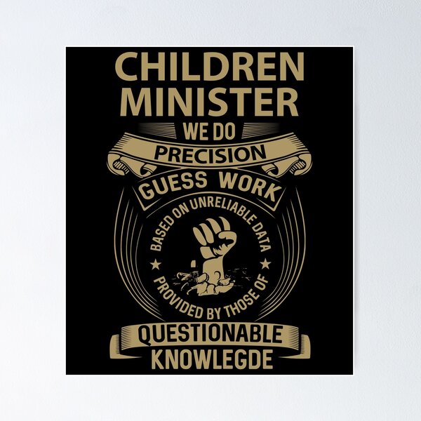 Artikelvorschau, Kinderminister-T-Shirt - wir tun Präzisions-Job-Geschenkartikel-T-Stück entworfen und verkauft von smueller39.